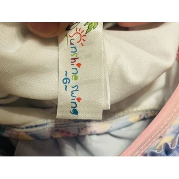 Sunshine Swing Ultraviolet Protection Factor 50+ Girls Swimsuit Size 6 - Picture 5 of 5